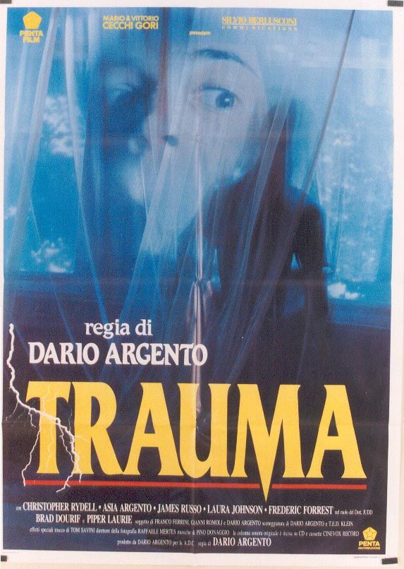 cx23 TRAUMA DARIO ARGENTO orig ITALIAN c/o 2sh POSTER  