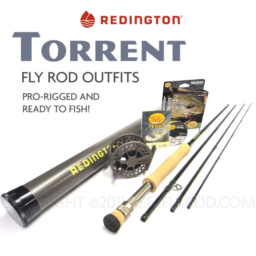 NEW REDINGTON TORRENT 890 4 8WT FLY ROD OUTFIT    