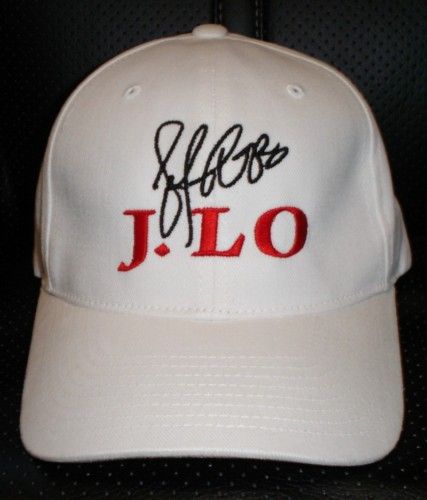 JENNIFER LOPEZ J LO CAP / HAT WITH STITCHED AUTOGRAPH  