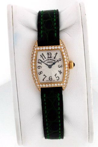 Franck Muller Cintre Curvex 2500 MC D ALL DIAMOND 18k yellow gold 