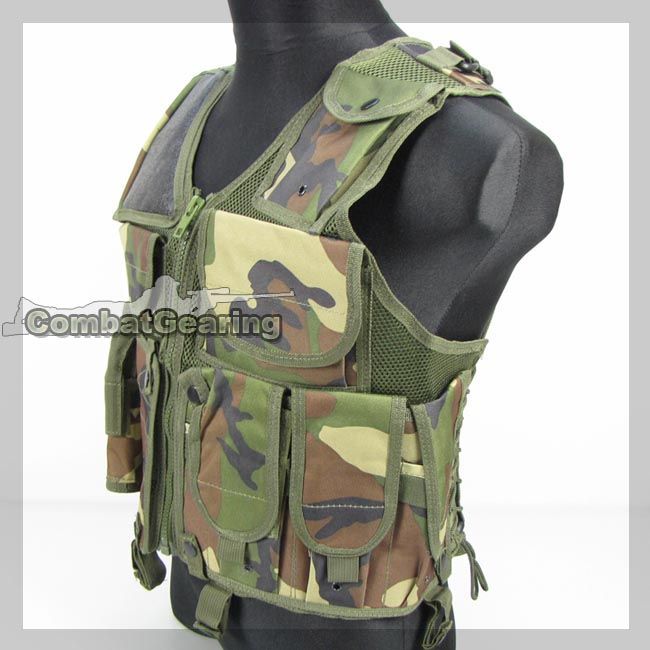 SWAT Tactical Vest w/ Holster Type B   WC  