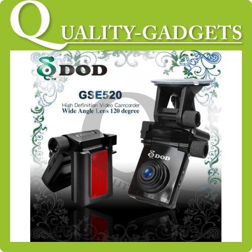 Original DOD GSE520 Full HD 1080P Wide Angle Car DASH VIDEO CAMERA 
