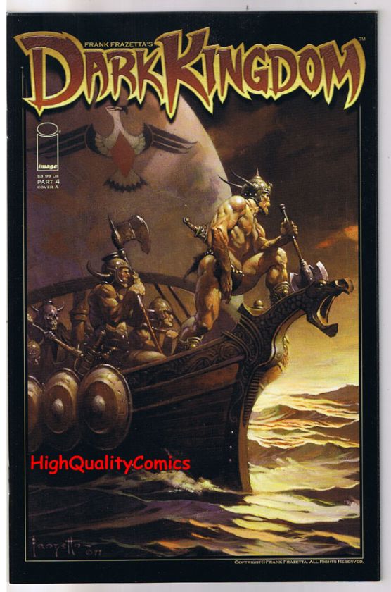 Frank Frazetta  DARK KINGDOM #4, Tim Vigil, 2008, VFN+  