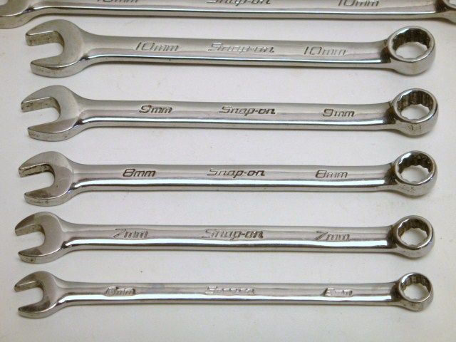 SNAP ON COMBO WRENCH SET 6 17MM 14PC  