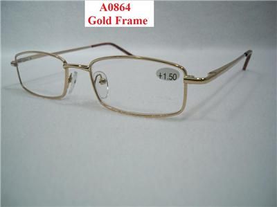 Designer Fashion Reading Glasses 0864 Spring Temple  