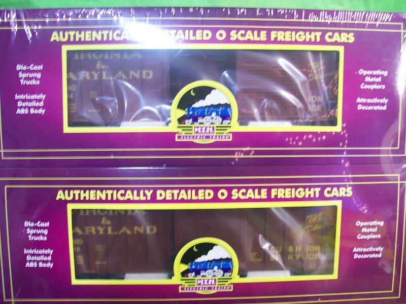 Virginia & Maryland Scale 50 Box Cars Both Road #s 2pk  