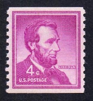 1058. Lincoln Coil, MNH  