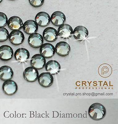 720 Black Diamond Iron on Hot fix Rhinestones 3mm 10ss  