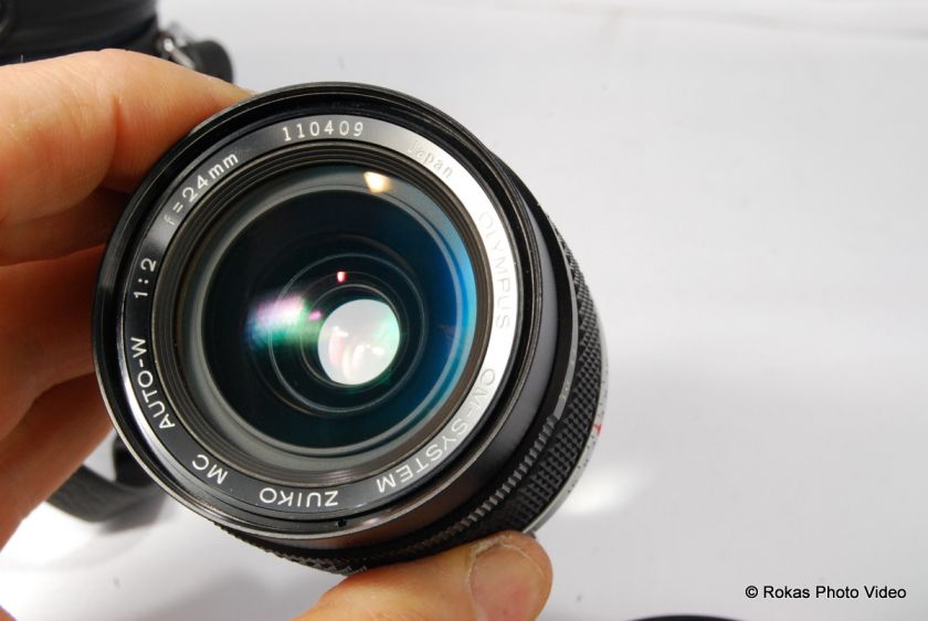 Used Olympus OM System W Zuiko Auto 12 24mm OM Lens f2.0  