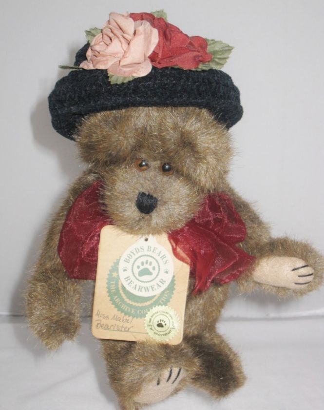 Boyds Bears Plush YVETTE DUBEARY, Retired, NWT  