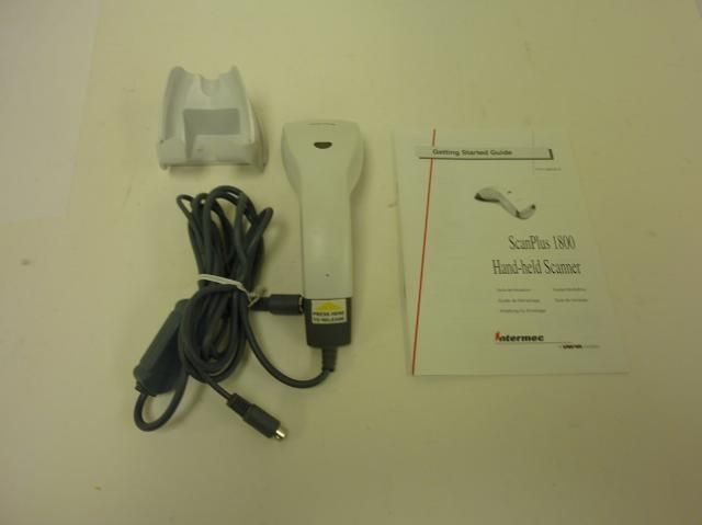 Intermec ScanPlus 1800 ST Barcode Scanner 0 366057 00  