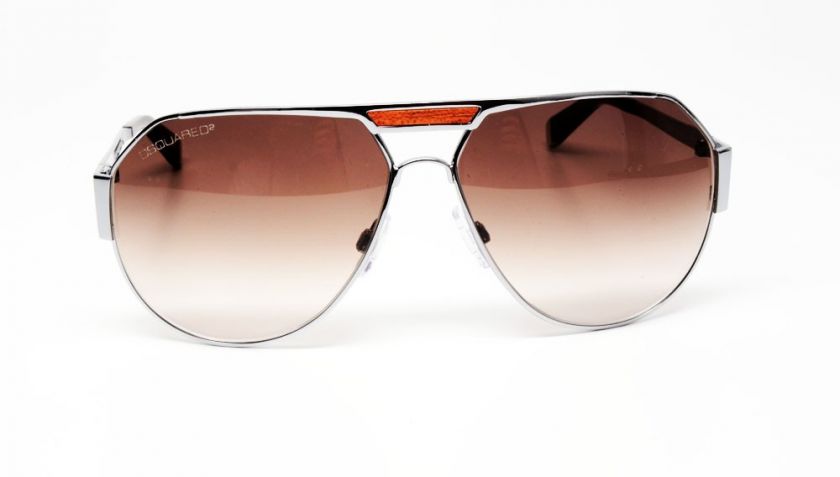 DSQUARED2 DQ 62 0062 SILVER BROWN 14F DQ0062 SUNGLASSES  