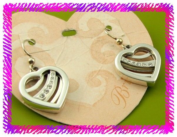BRIGHTON VALENTINA Heart French Wire EARRINGS NWTag  
