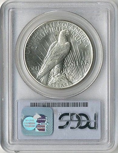 HJB 1925 Peace Dollar, MS66, PCGS, Blast White  
