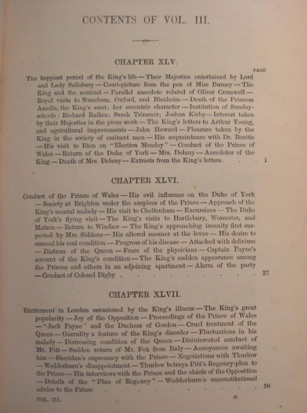 1867 MEMOIRS KING GEORGE III   J. HENEAGE JESSE Scarce Leather  