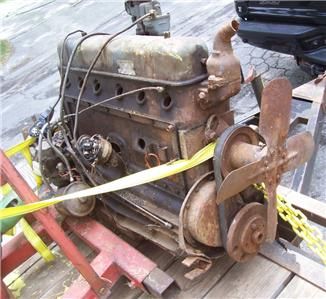 nash ambassador six engine 1948 with 1937 attched trans  