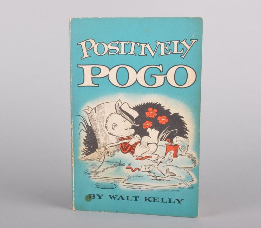 Walt Kelly POSITIVELY POGO 1957 1st Ed & Print PB Book  