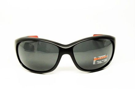   SPS 06M 1BO 1A1 SUNGLASSES BLACK PLASTIC GREY LENS AUTHENTIC 1BO/1A1