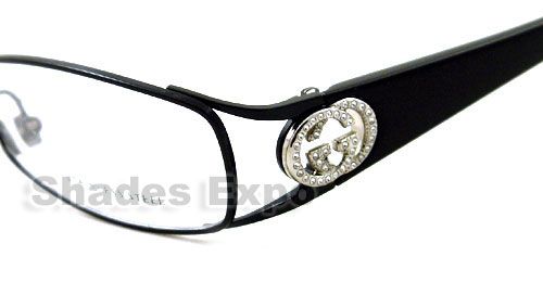 NEW GUCCI EYEGLASS OPTICAL RX GG 2811 BLACK GG2811 006  