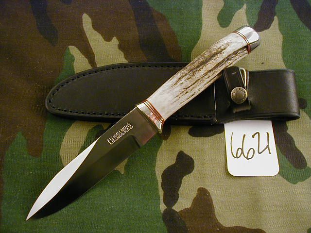 RANDALL KNIFE KNIVES #5 GAMBLER, NS,ARS,STG,DBR,BNHS  