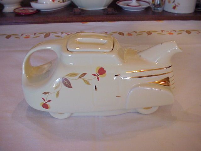 JEWEL TEA AUTUMN LEAF AUTOMOBILE TEAPOT **MINT**  