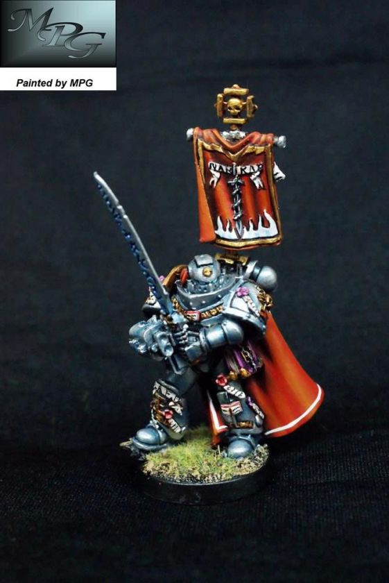 4GK02 Warhammer40K MPG Painted G.Knights Castellan Crow  