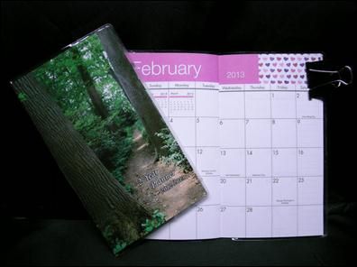 2012 2013 Serene Forest Trail Monthly Planner New Size 4 x 7 Free Ship 