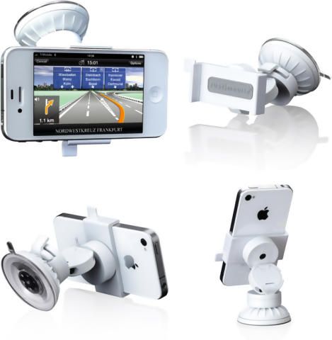D24 New Just Mobile Xtand Go Car Windshield/Dash Mount for iPhone 4/4S 