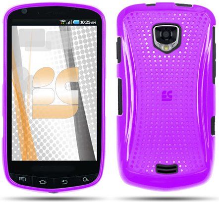 PURPLE XMATRIX HARD CASE COVER FOR SAMSUNG DROID CHARGE  