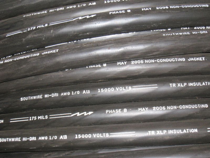   TR XLP URD Aluminum Cable Direct Burial Medium Voltage Wire USE  