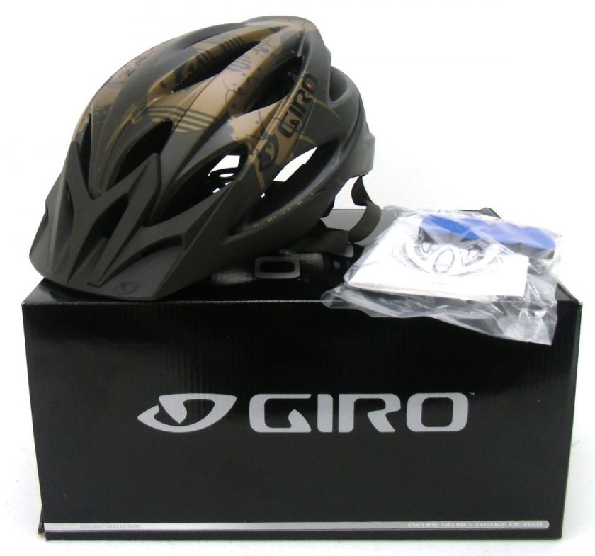 12 Giro XAR Matte Brown Cloud Nine bicycle mountain helmet LARGE MSRP 