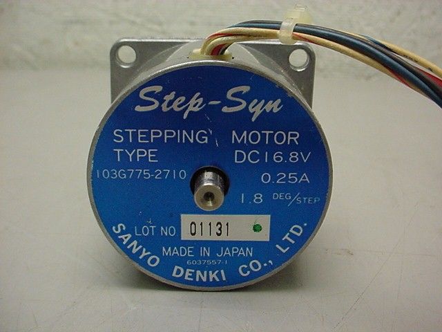 Sanyo Denki 103G775 2710 Stepping Motor DC16.8V  