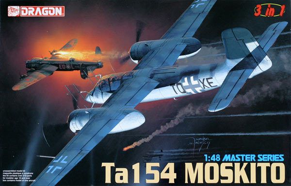 Dragon 1/48 ◆★ 5522 Focke Wulf Ta 154 Moskito (3 in 1◆★  