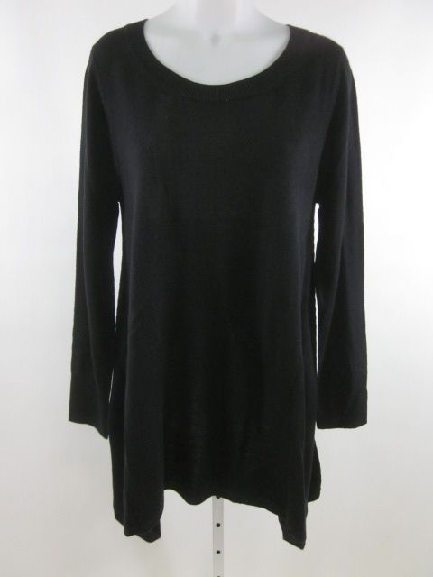 BURKE & HARE Black Long Sleeve Sweater Top Sz. L  