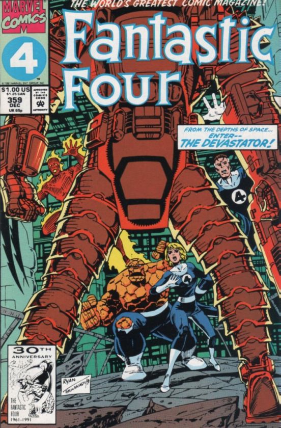 THE FANTASTIC FOUR #359 VF  