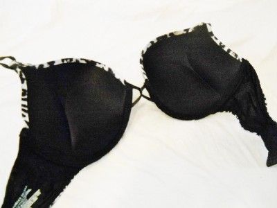 36D VICTORIAS SECRET Bra MIRACULOUS PLUNGE sz 36 D Push UP  