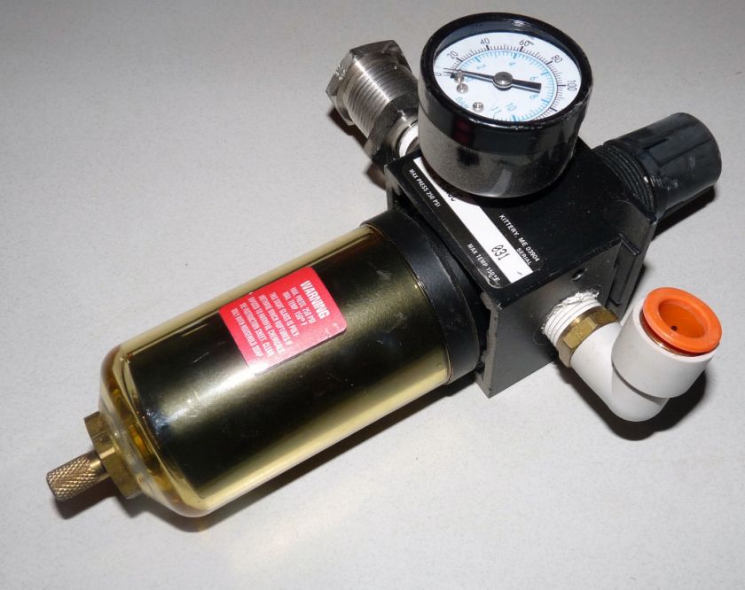 WATTS FLUIDAIR B75 03WJC PRESSURE REGULATOR WITH GAUGE  