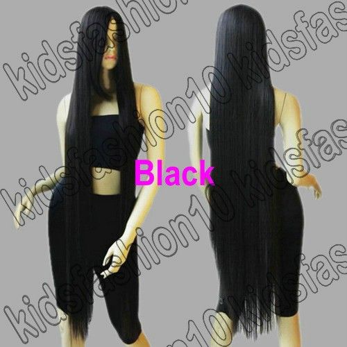 28~51 Inch  Long Hair Heat Resistant Straight Cosplay Wig 