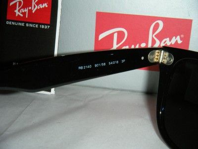   Ban RB 2140 Wayfarer Black Polarized 901/58 54mm 805289126607  