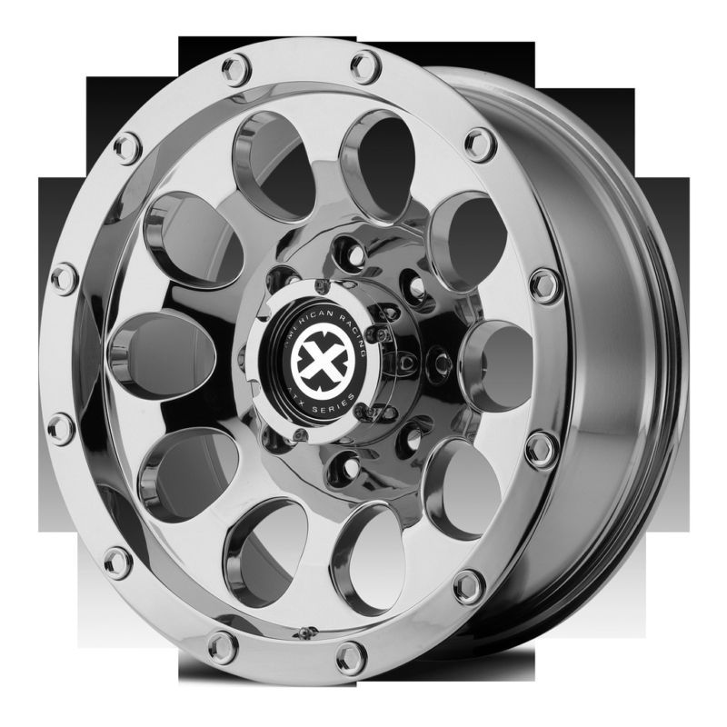 NEW ATX SLOT CHROME 17X8 AX186 17 5X139.7 RIMS 5X5.5  