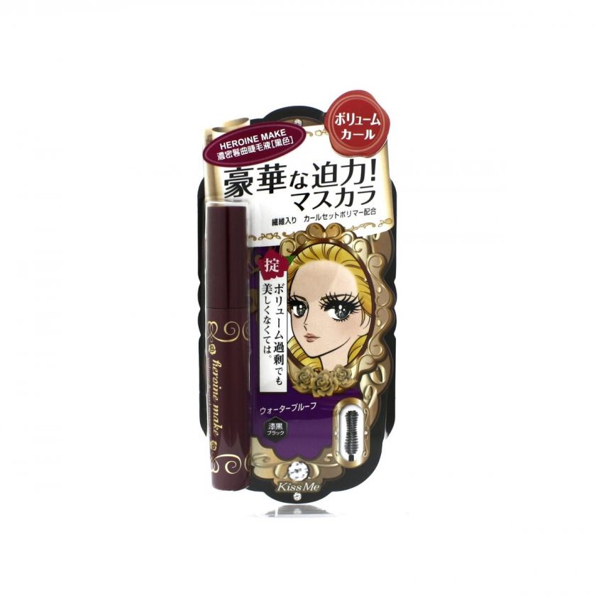 KISS ME Heroine Make Volume & Curl Mascara Black 6g  