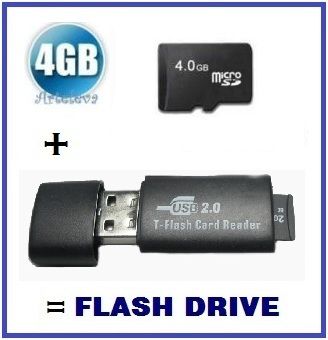 Micro SD USB Adapter Card Reader Memory 8gb 16gb 32gb  