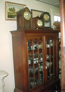 Antique c1930 Mahogany 6 Drawer Dresser with Mirror  