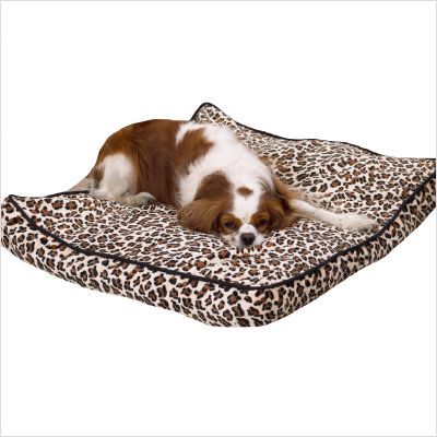 Pet Bed Express Cheetah Rectangular Dog Bed PBCL 737107993538  