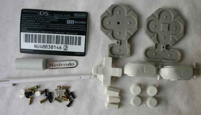 NDS Shell Replacement KIT White For Nintendo DS NDS  