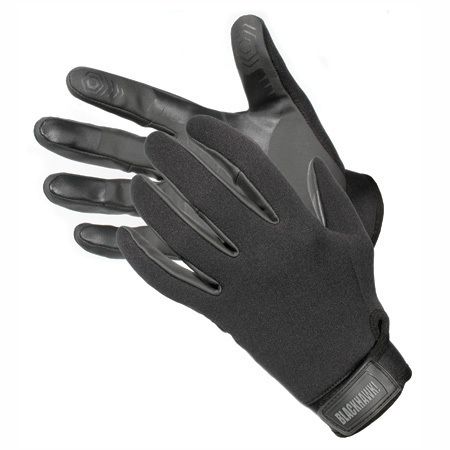 8150 BLACKHAWK NEOPRENE PATROL BLACK GLOVES NEW POLICE  