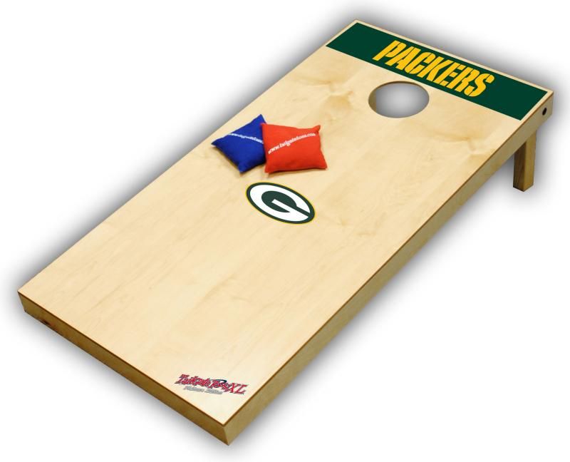 Green Bay Packers Tailgate Toss XL Platinum Cornhole  