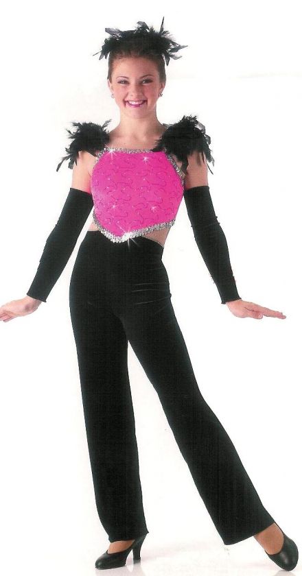   SOPHISTICATED Jazz Tap Jumpsuit Acro Dance Costume SZ CHOICES CS 2XL