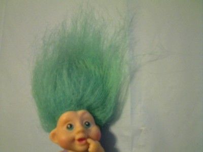 APPLAUSE 3 MAGIC TROLL BABY DOLL 1991 WITH GREEN HAIR  