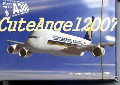 Singapore Airline Playing Deck Card, A380 1ST TO FLY  